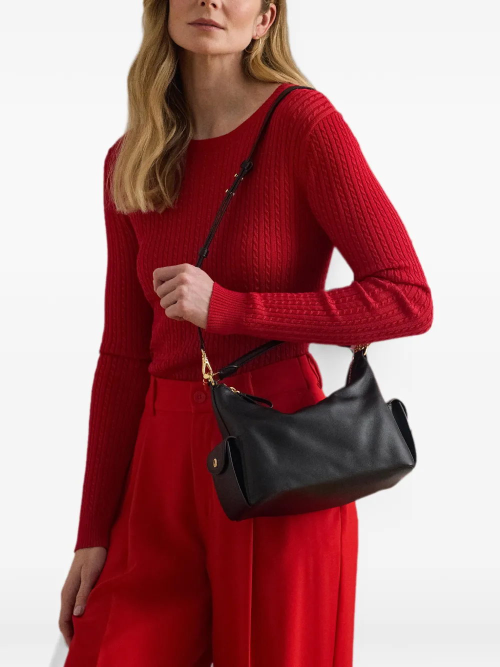 Lauren Ralph Lauren Blaike kleine schoudertas Zwart