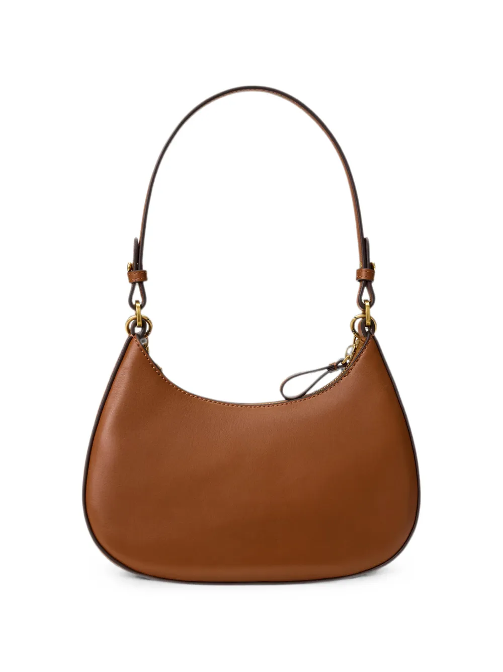 Lauren Ralph Lauren Medium Marcy schoudertas met rits Bruin
