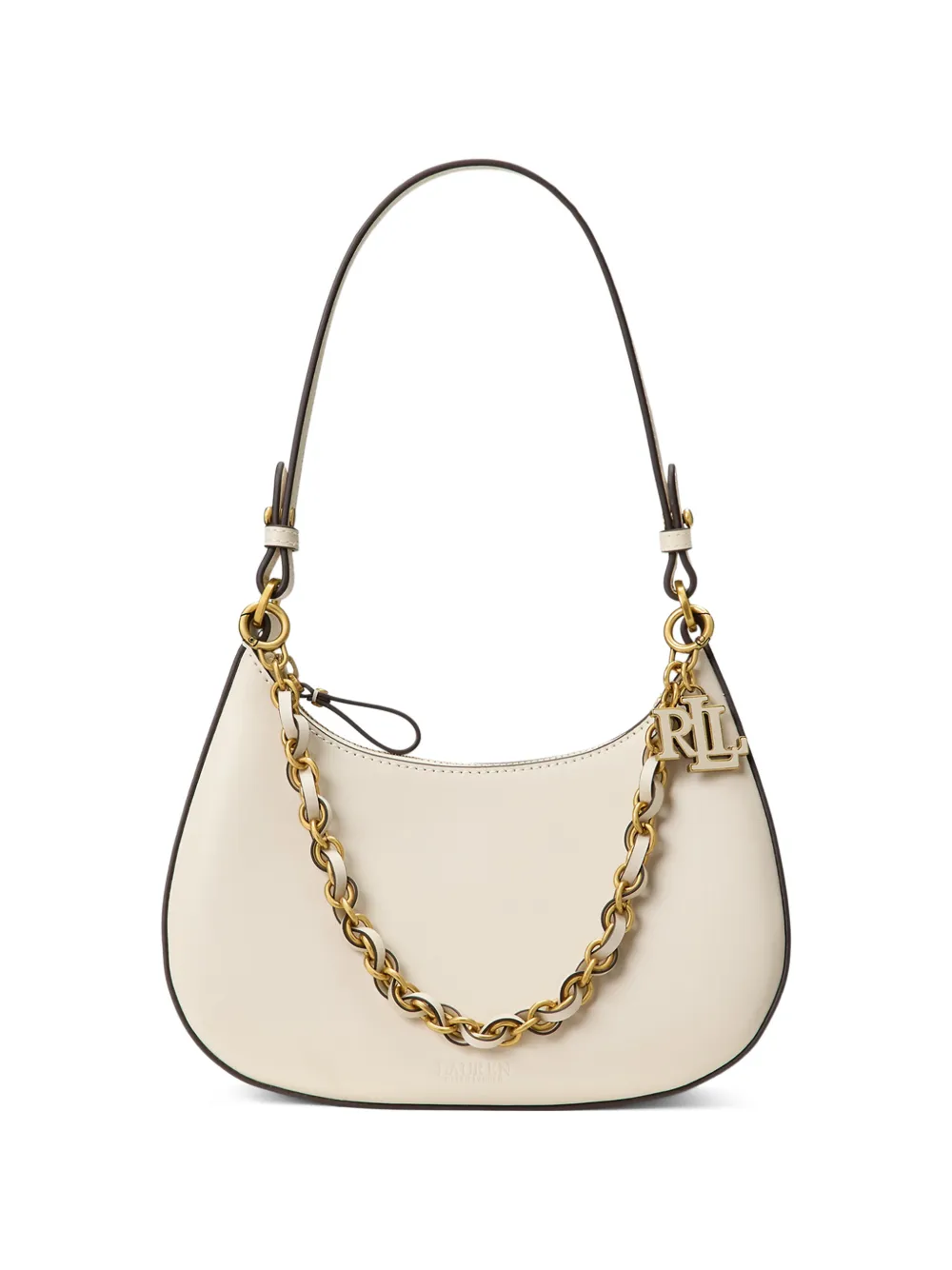 Lauren Ralph Lauren medium Marcy zip shoulder bag - Bianco