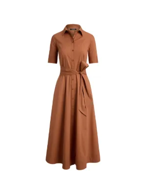 Lauren Ralph Lauren リネンシャツドレス | ピンク | FARFETCH JP