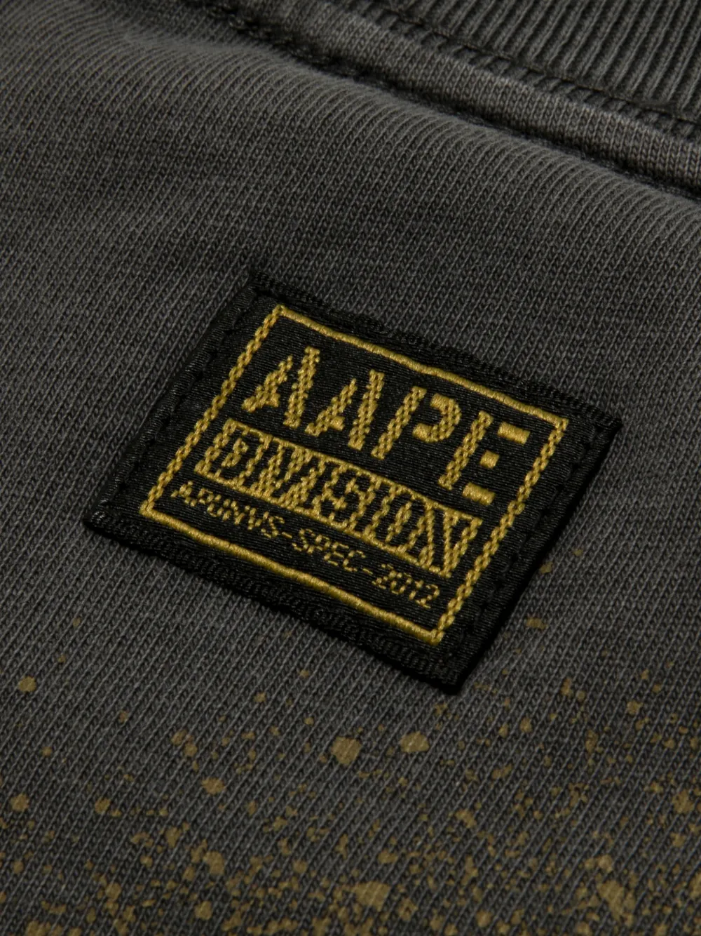 AAPE BY *A BATHING APE Katoenen T-shirt met grafische print Grijs