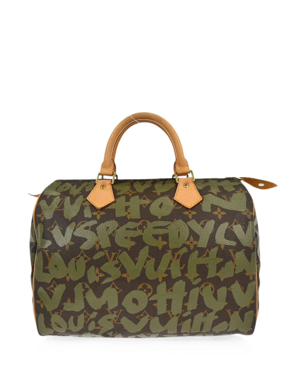 Louis Vuitton Pre-Owned x Stephen Sprouse 2001 Speedy Handtasche 30cm - Braun