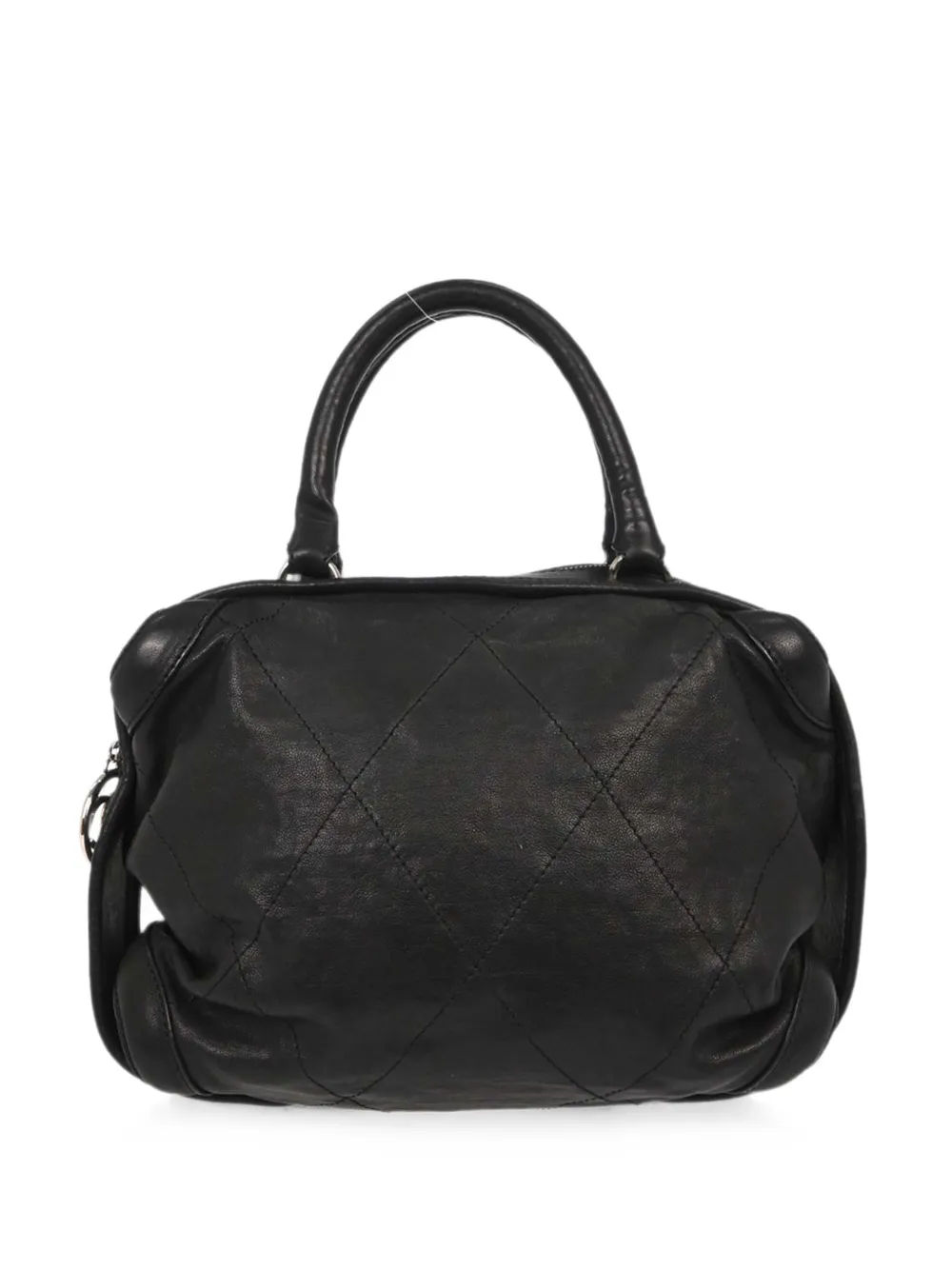 CHANEL Pre-Owned Borsa a mano Wild Stitch in pelle trapuntata 2005-2006 - Nero
