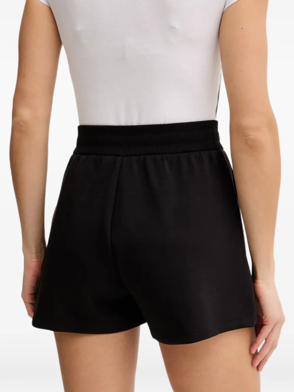  Armani Exchange Logo-embroidered Drawstring Shorts - Negro 