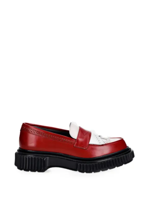 Adieu Paris brogue-detail leather loafers