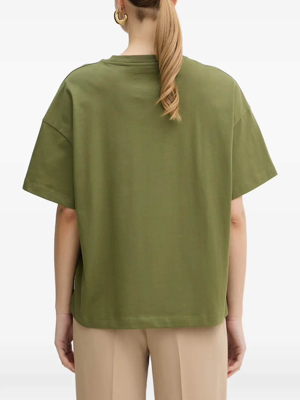 Armani Exchange T-shirt met geborduurd logo Groen