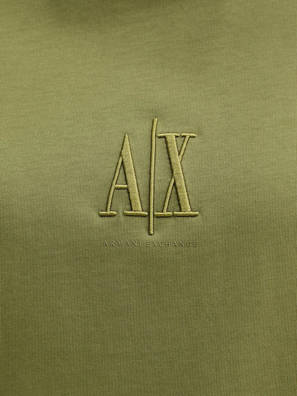 Armani Exchange T-shirt met geborduurd logo Groen
