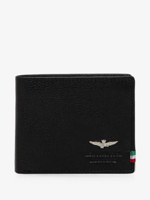 Aeronautica Militare logo-plaque bifold wallet