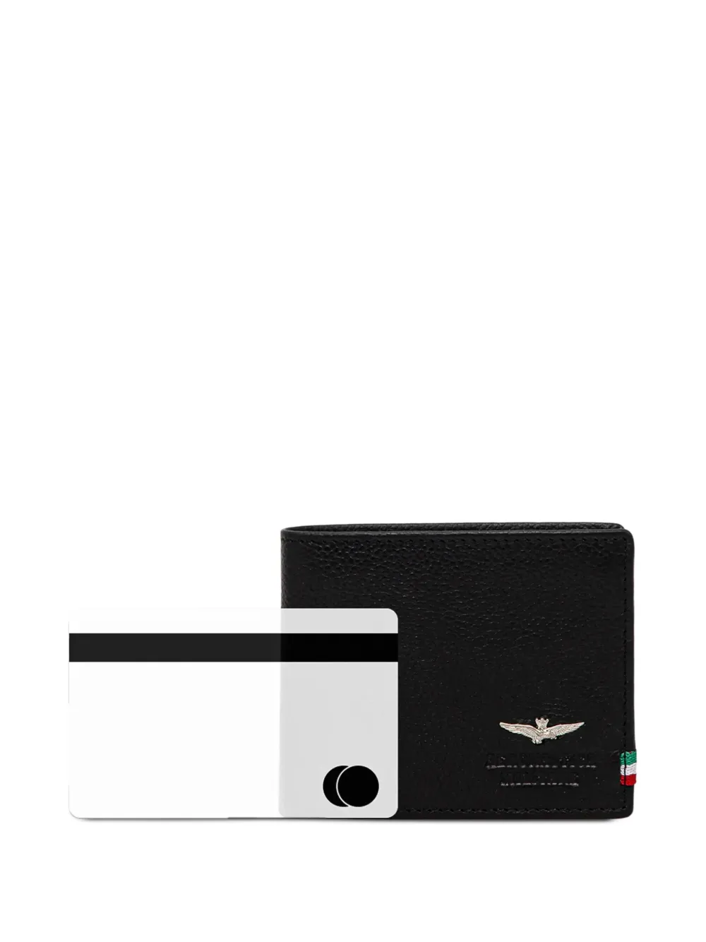 Aeronautica Militare Portemonnee met logoplakkaat Zwart
