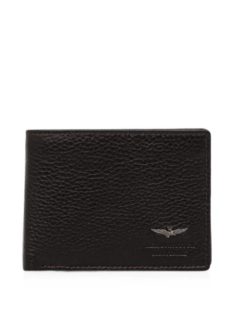 Aeronautica Militare logo-plaque grained wallet