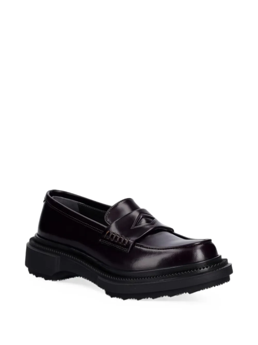 Adieu Paris leather loafers Paars