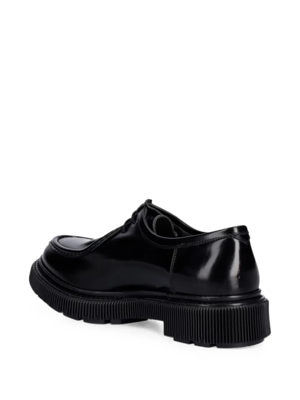 Adieu Paris ridged-sole lace-up derby shoes Zwart