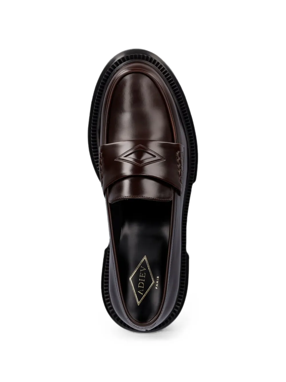 Adieu Paris polished leather loafers Bruin