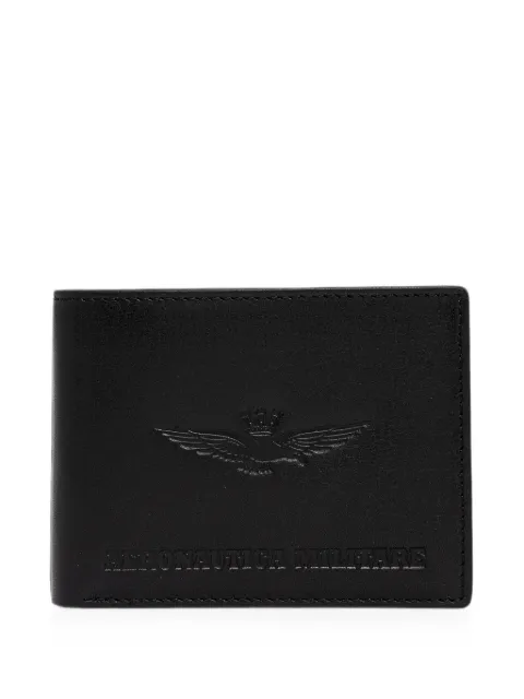 Aeronautica Militare Carteira dobrável com logo gravado