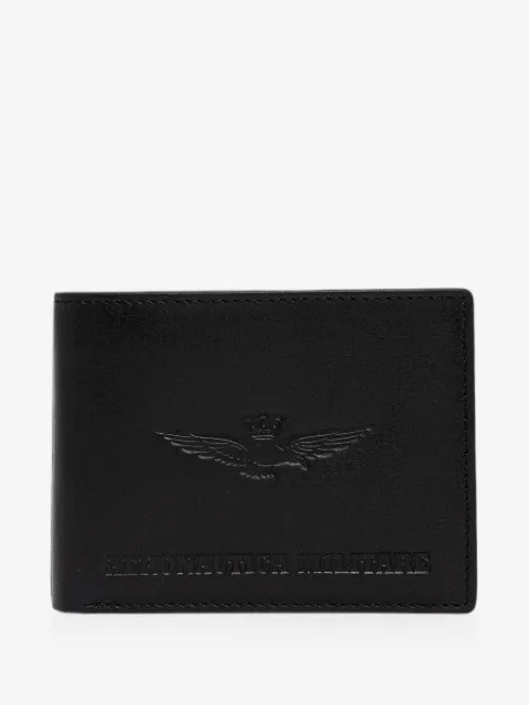 Aeronautica Militare logo-embossed bifold wallet