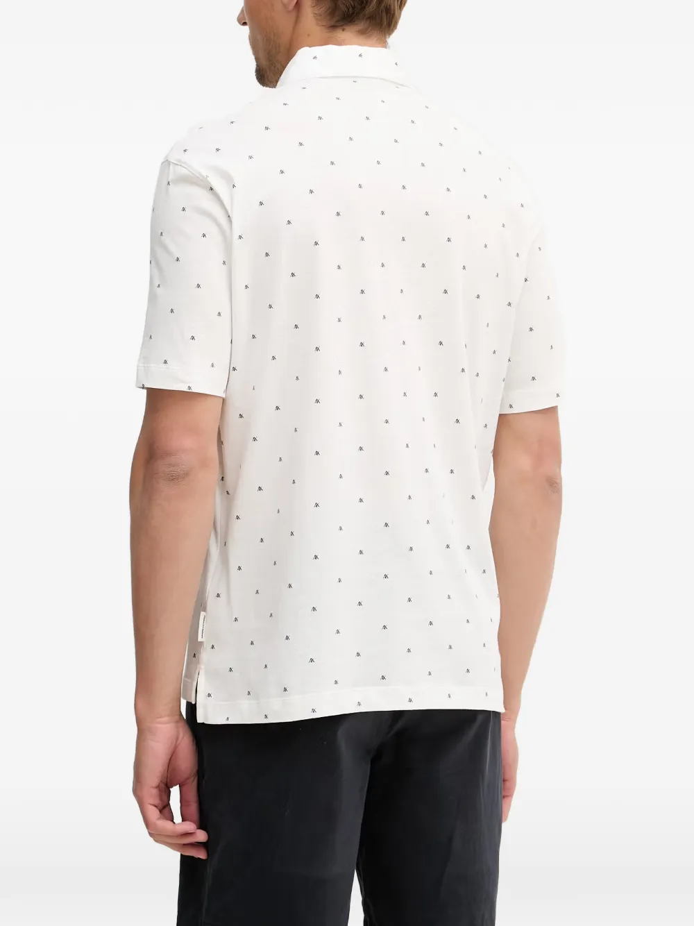 Armani Exchange Poloshirt met logoprint Wit