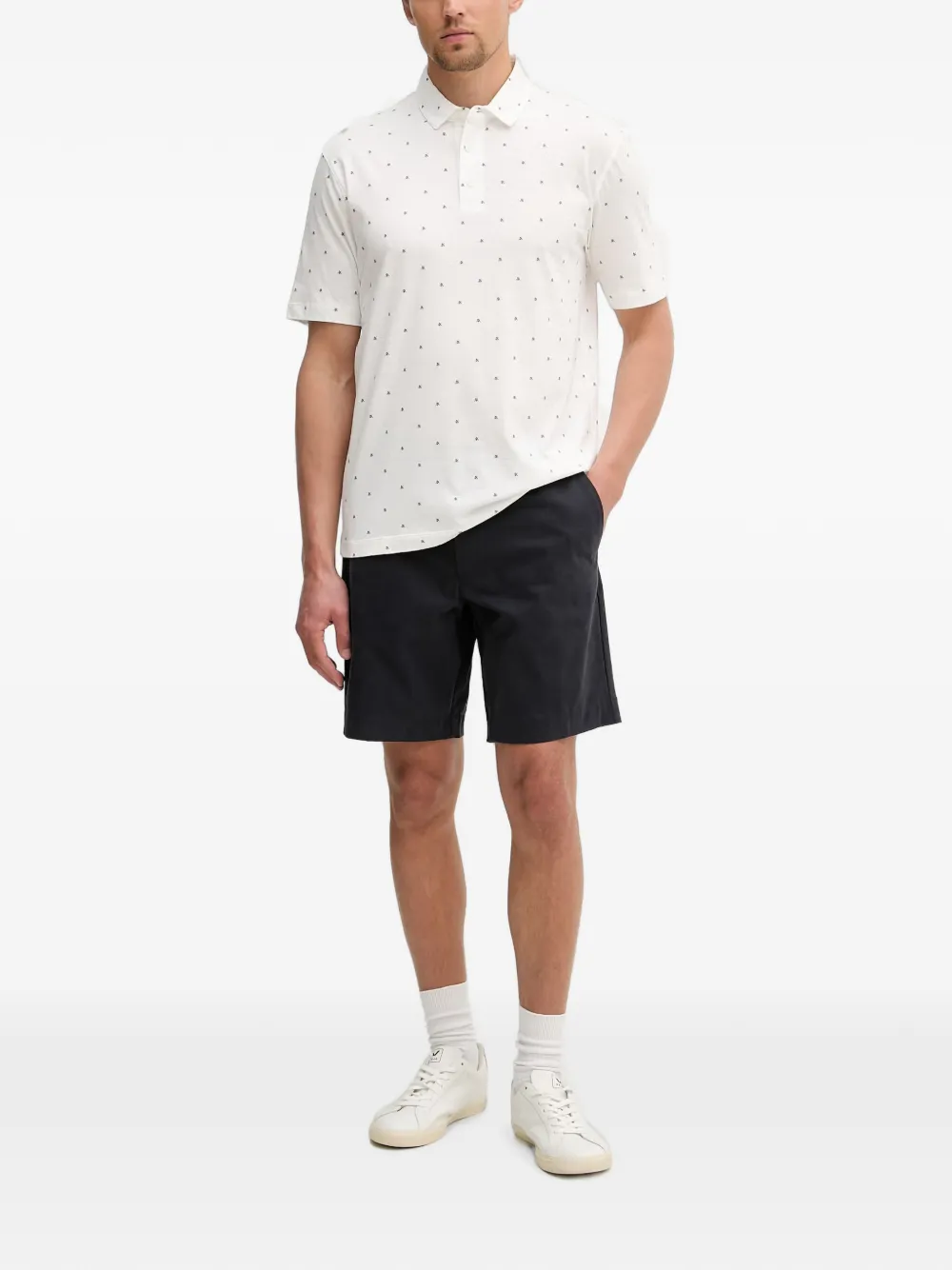 Armani Exchange Poloshirt met logoprint Wit