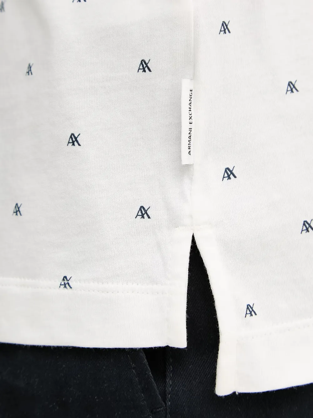 Armani Exchange Poloshirt met logoprint Wit