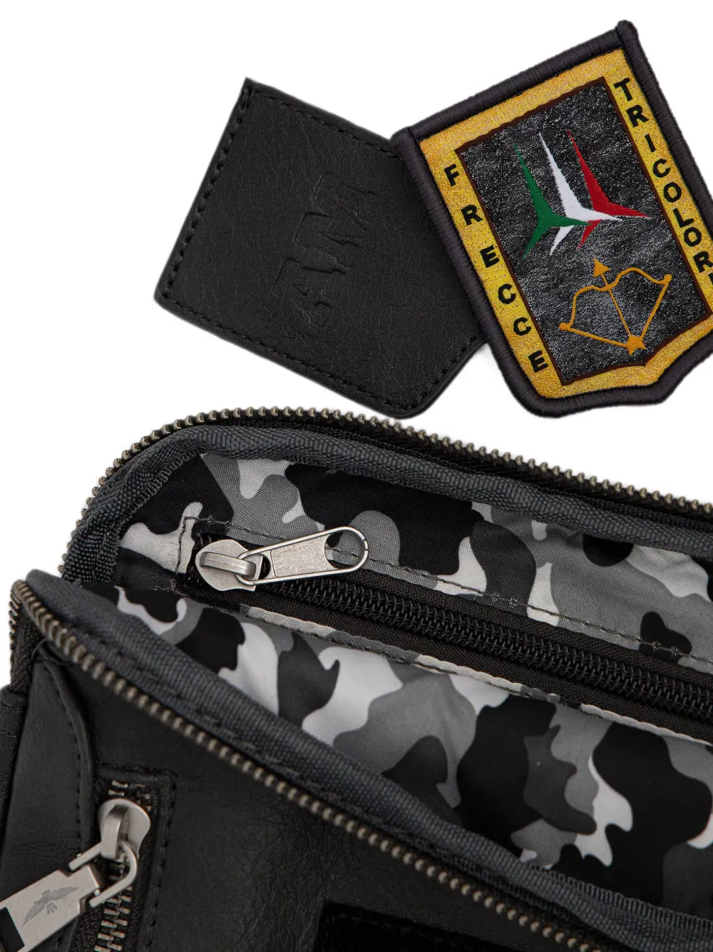 Aeronautica Militare Heuptas met patchdetail Zwart