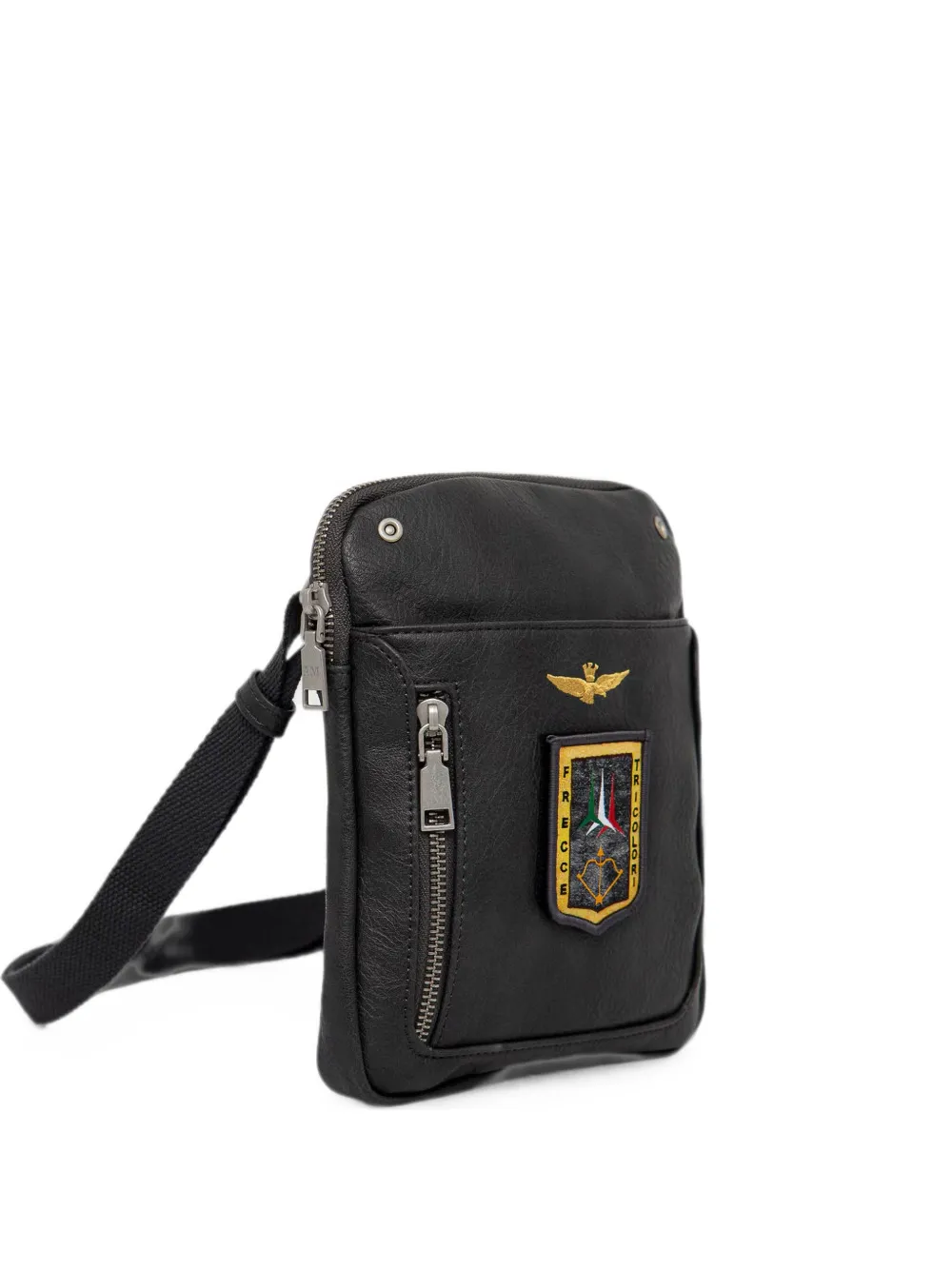 Aeronautica Militare patch-detail belt bag - Nero