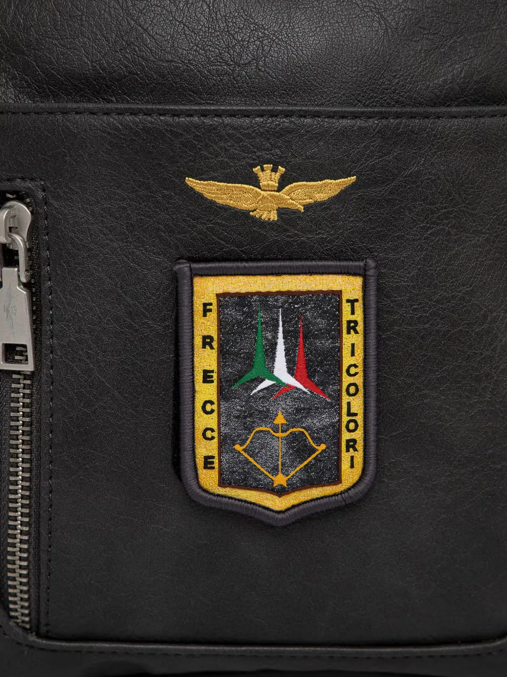 Aeronautica Militare Heuptas met patchdetail Zwart