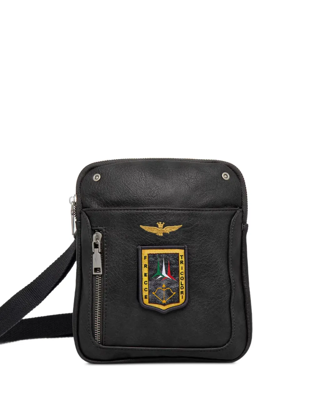 Aeronautica Militare patch-detail belt bag - Nero