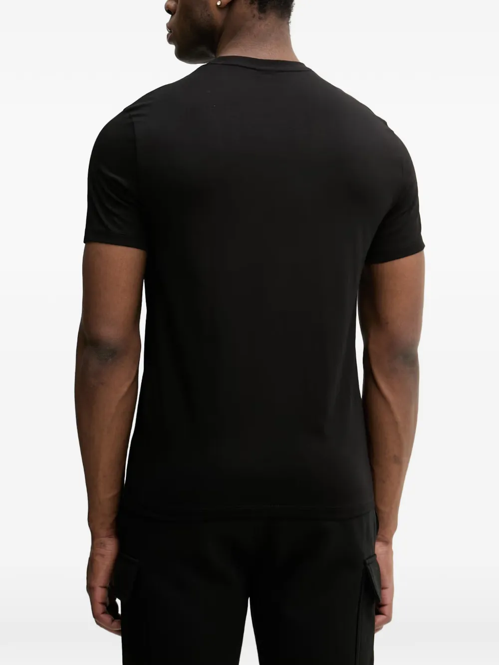 Armani Exchange T-shirt met logoprint Zwart