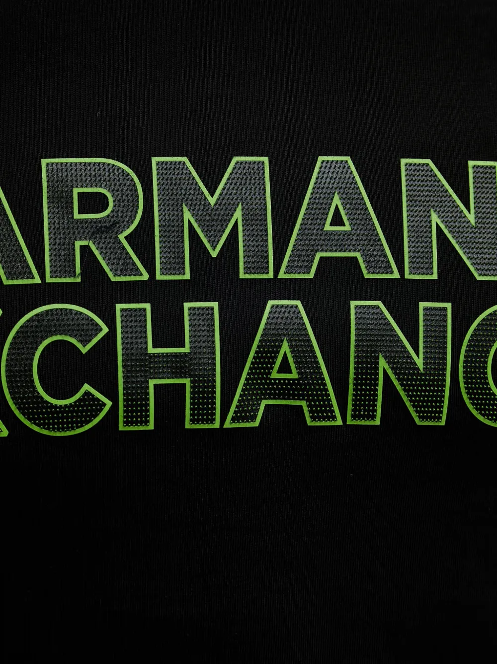 Armani Exchange T-shirt met logoprint Zwart