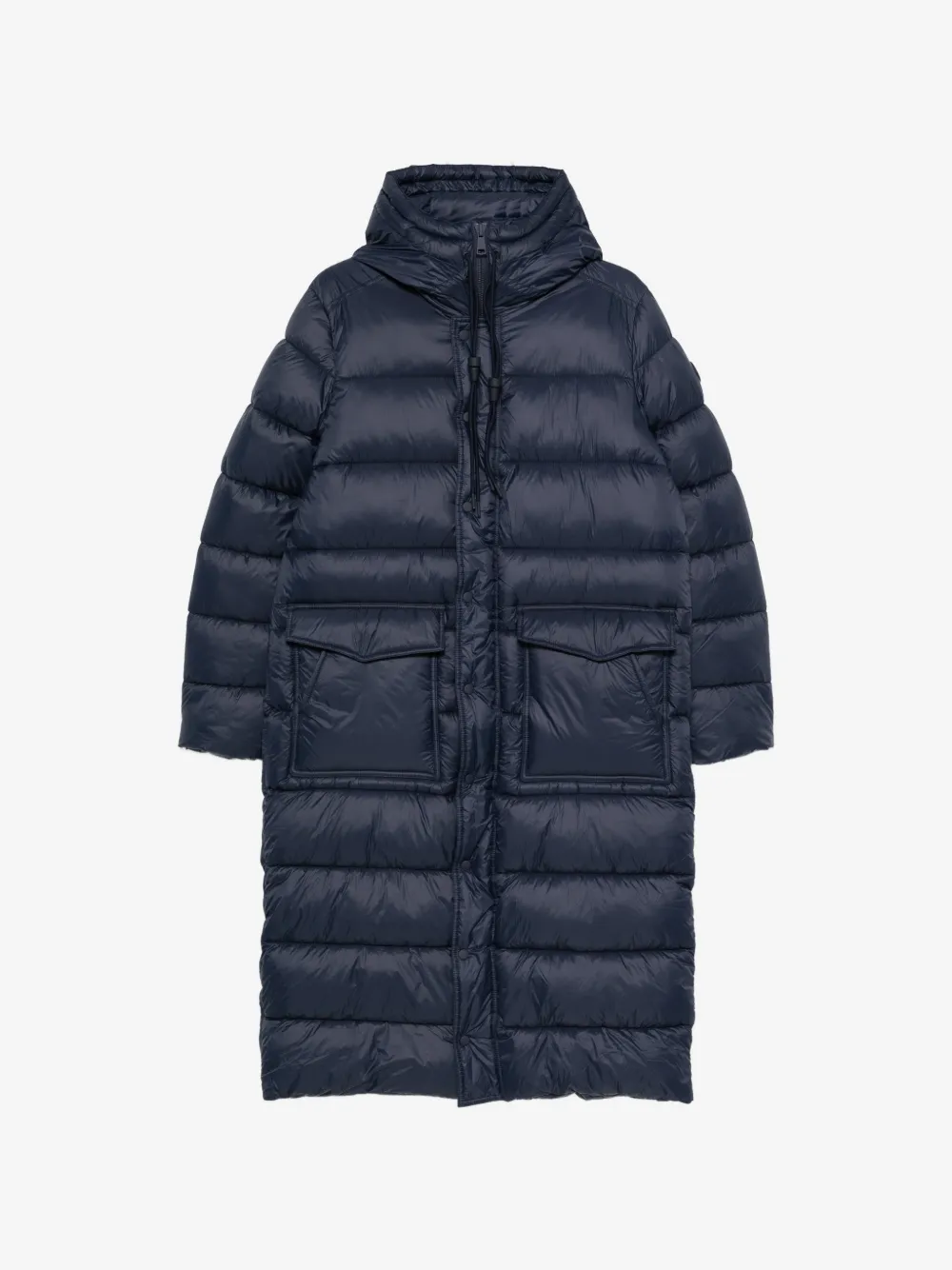 padded hooded coat