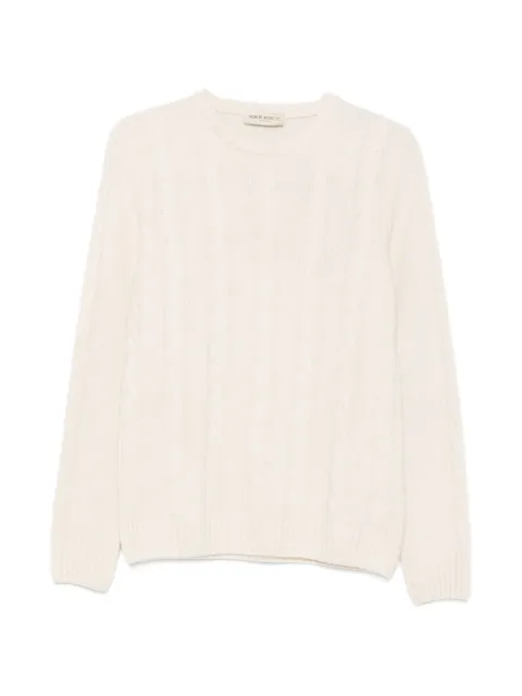 SERGIO MORETTI FIRENZE cable-knit crew-neck sweater