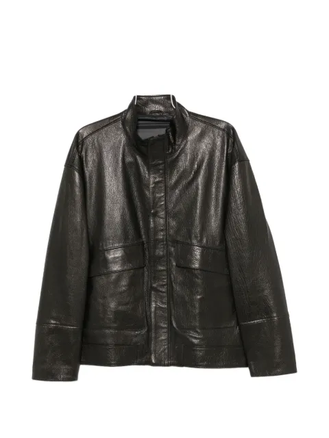 SERGIO MORETTI FIRENZE high-neck panelled jacket