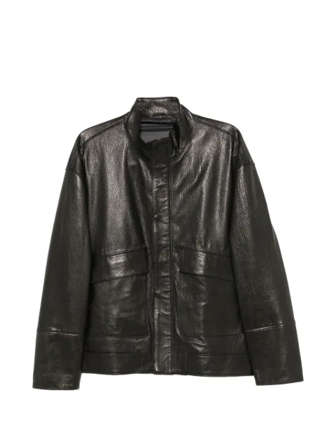 SERGIO MORETTI FIRENZE high-neck panelled jacket