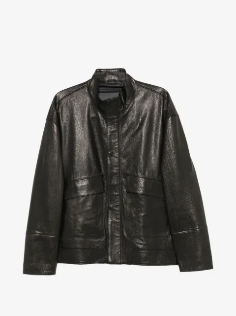 SERGIO MORETTI FIRENZE high-neck panelled jacket