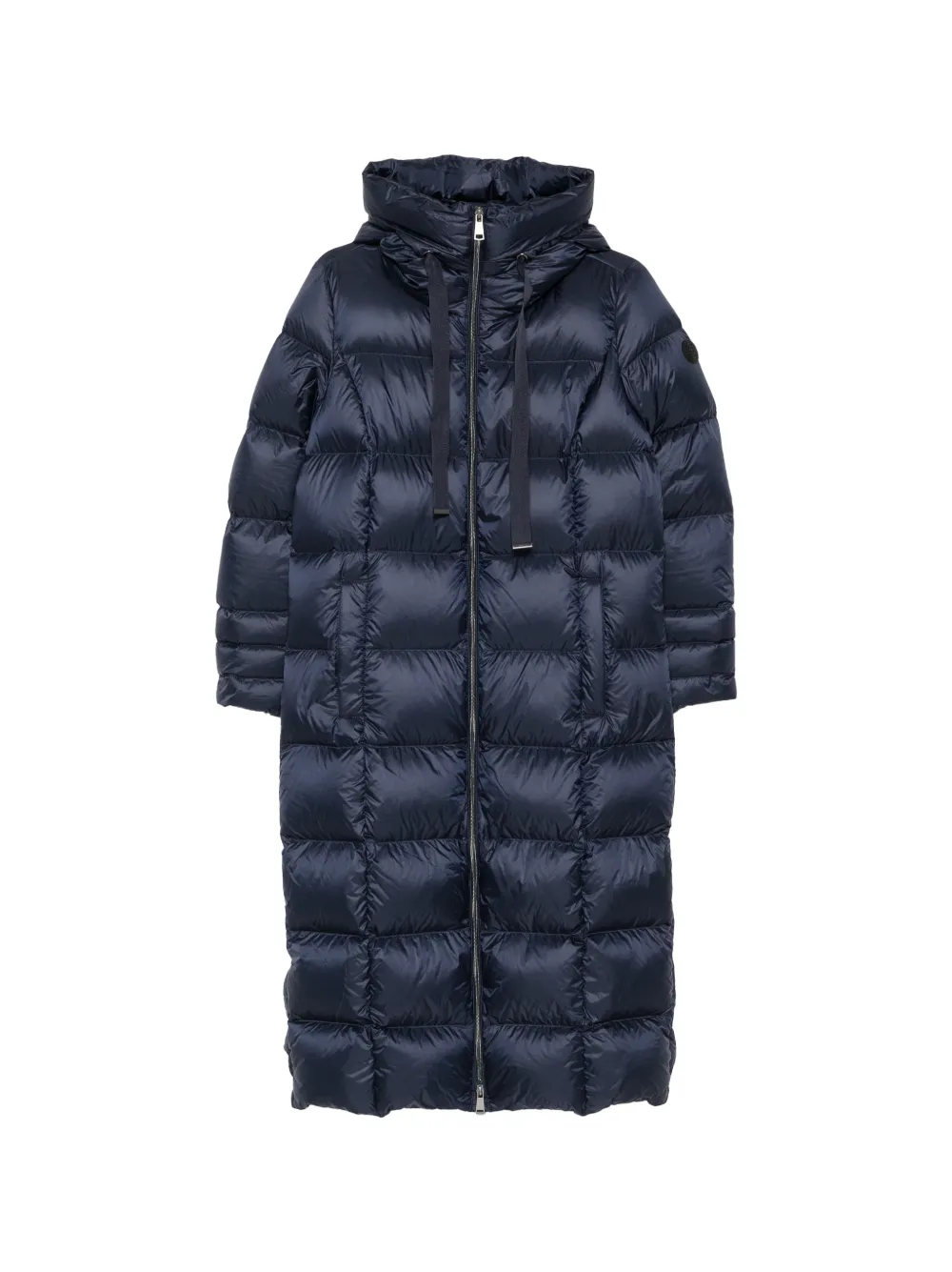 SERGIO MORETTI FIRENZE quilted hooded coat - Blu