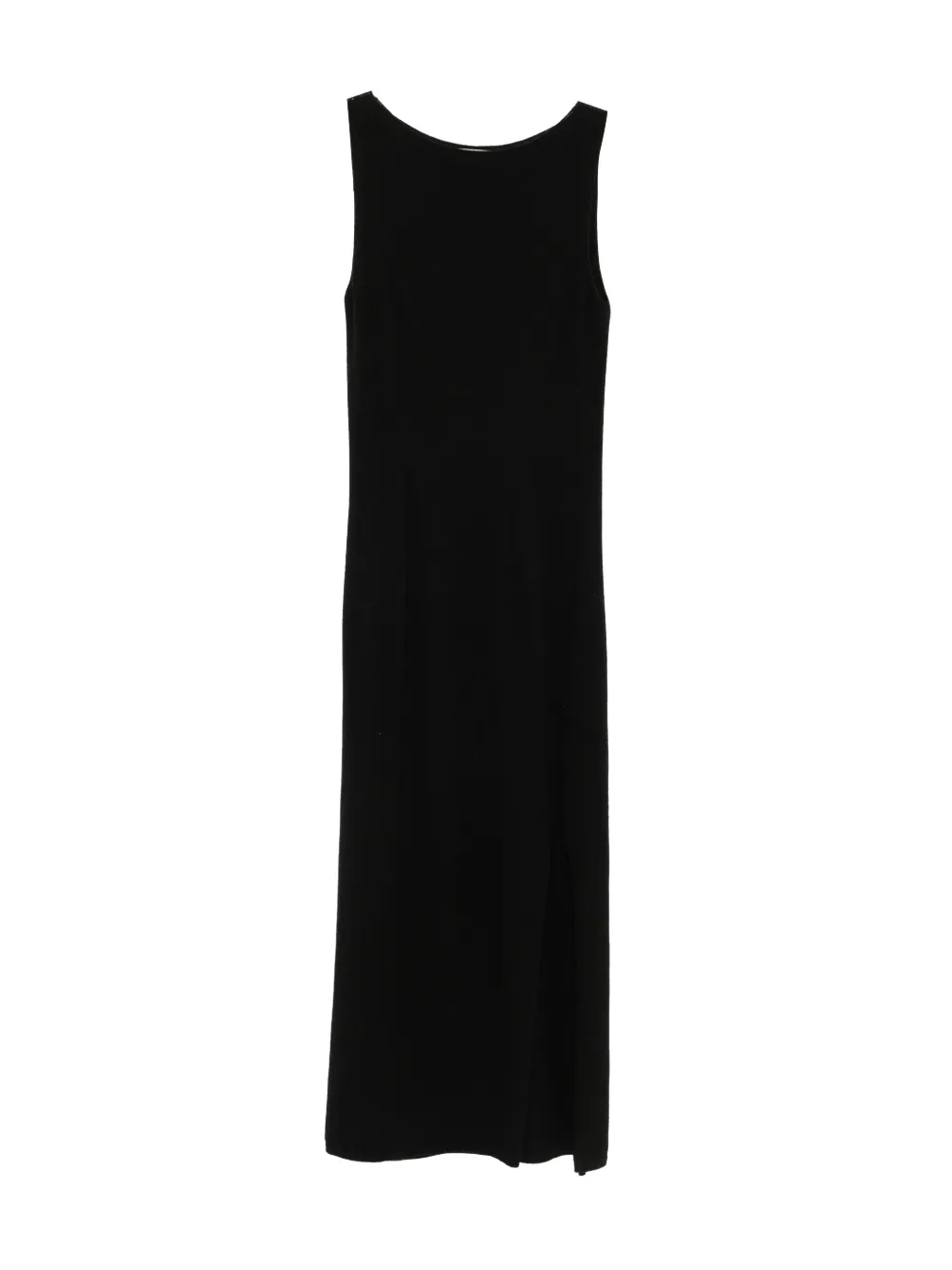 SERGIO MORETTI FIRENZE sleeveless side-slit midi dress - Nero