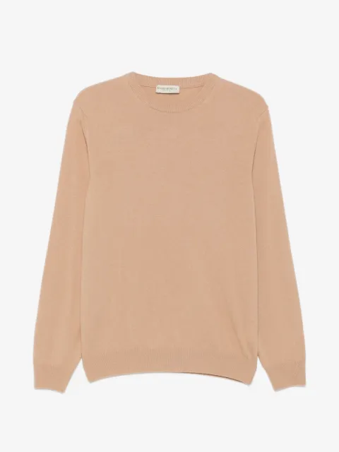 SERGIO MORETTI FIRENZE crew-neck ribbed-trim sweater