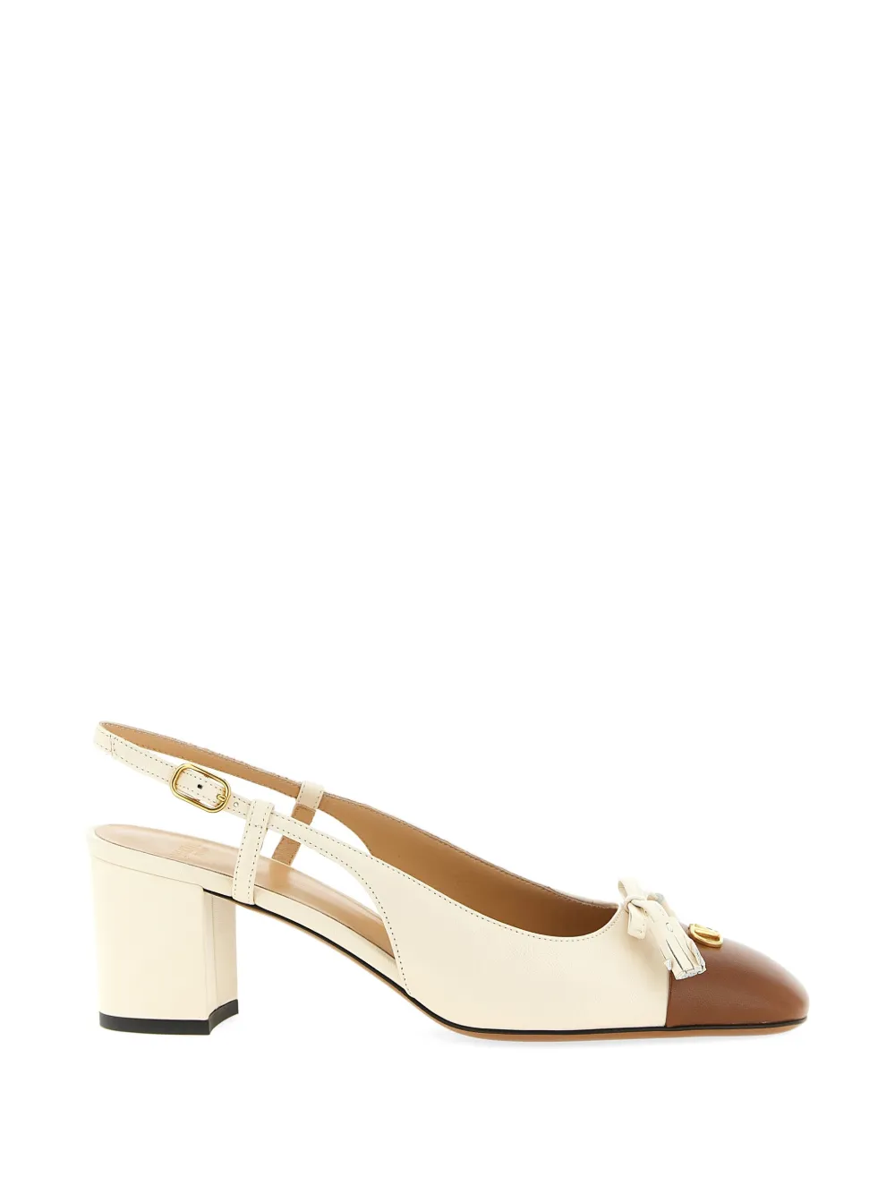 Valentino Garavani Valet Du Roi bow-detail pumps Beige