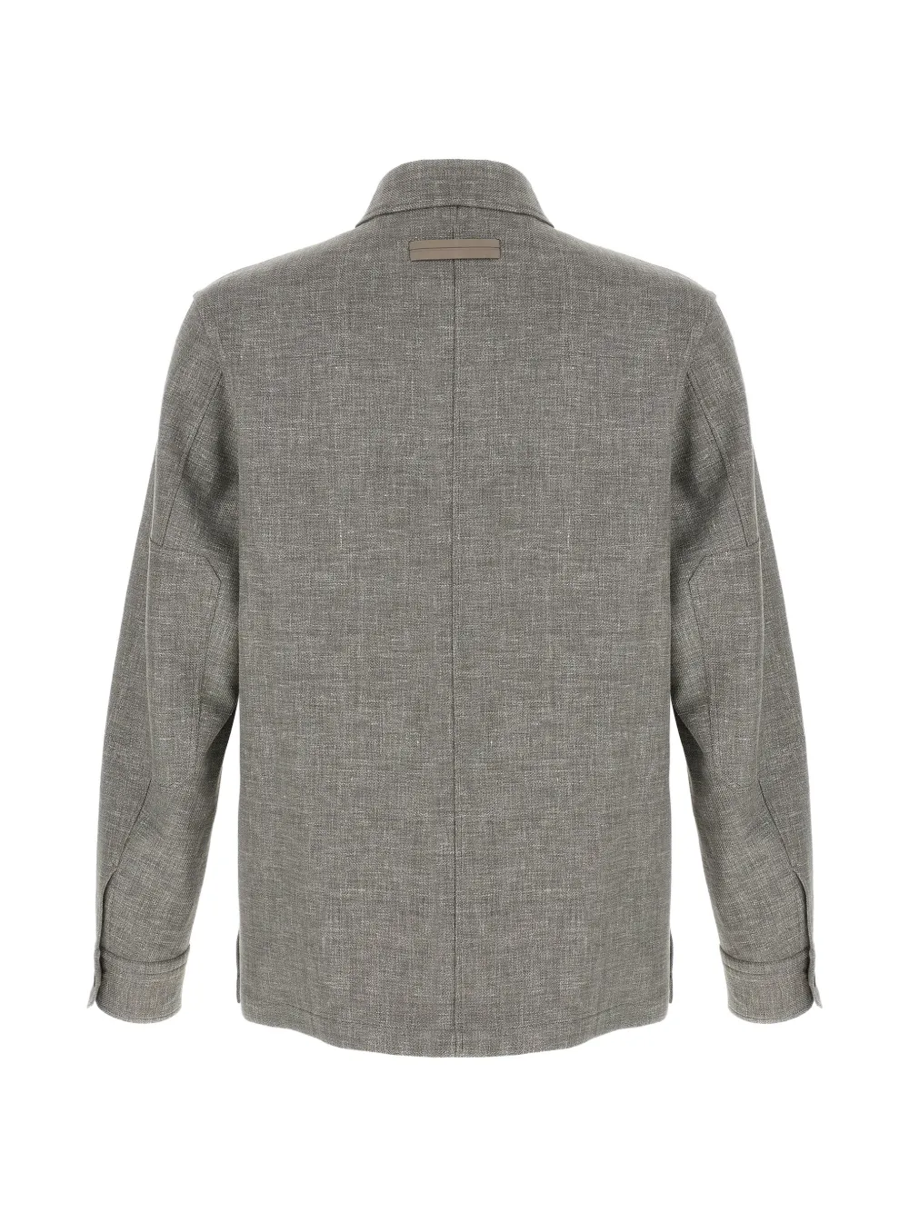 Zegna Overhemd met mélange-effect Beige