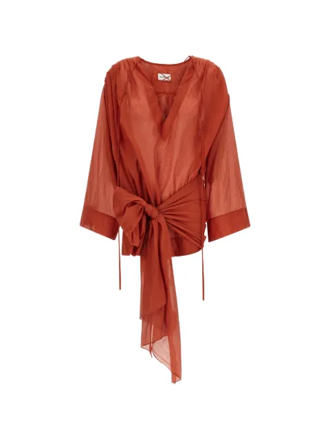 THE ANDAMANE Indira cotton mini dress