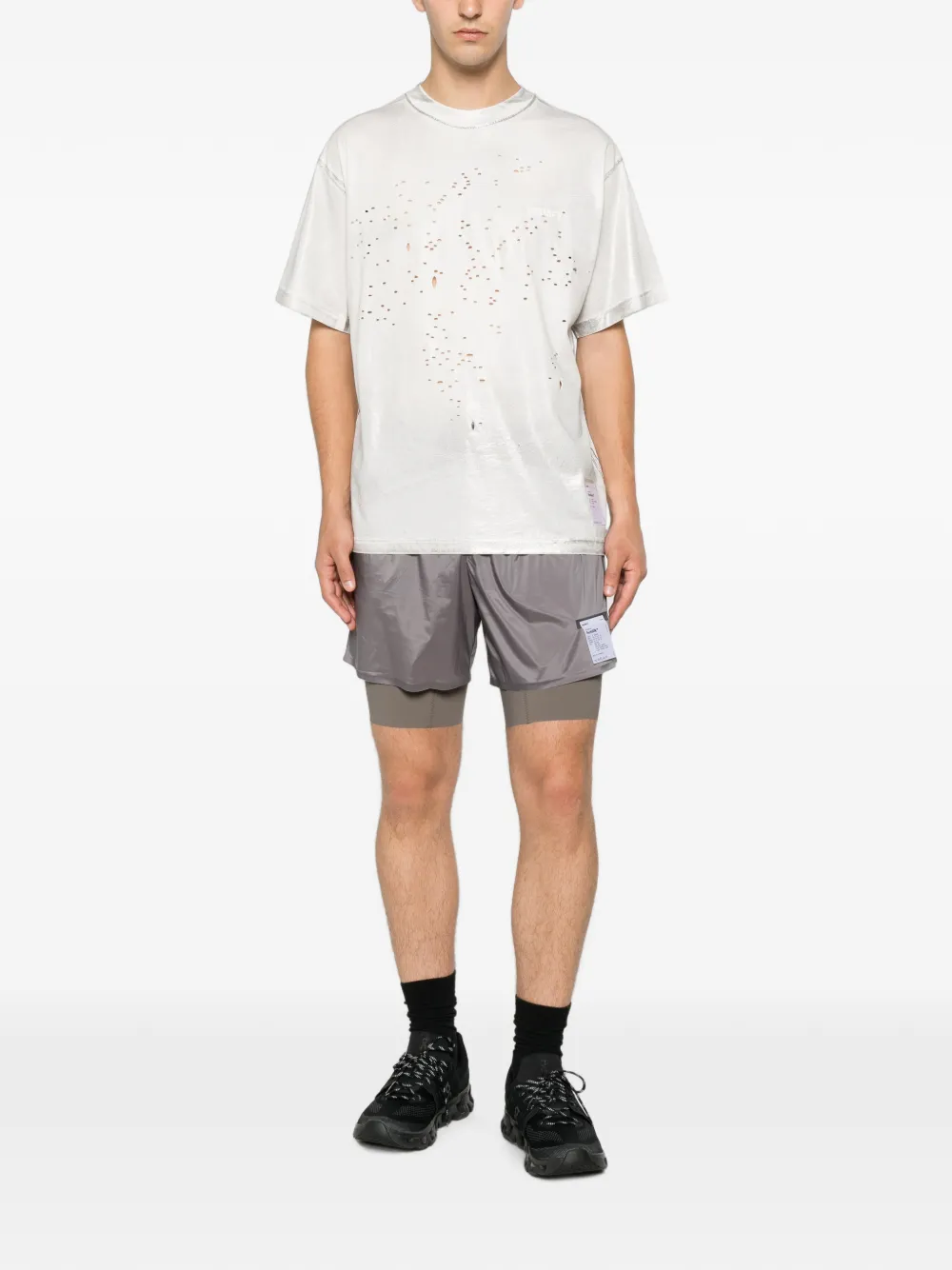  Satisfy Techsilk 8 Shorts - Gris 