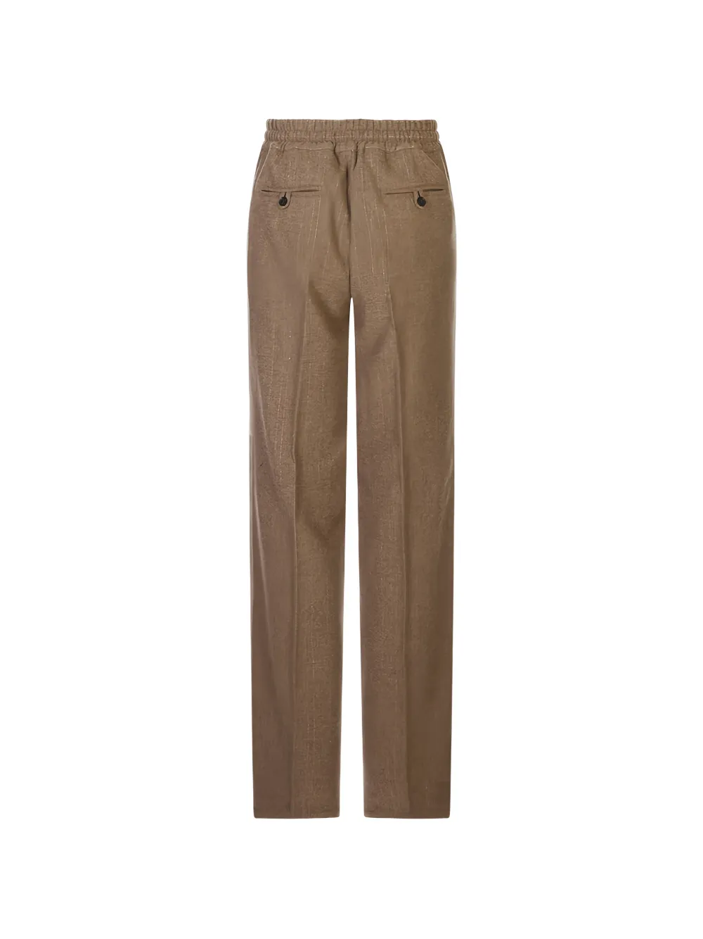 Kiton Broek met trekkoord Bruin
