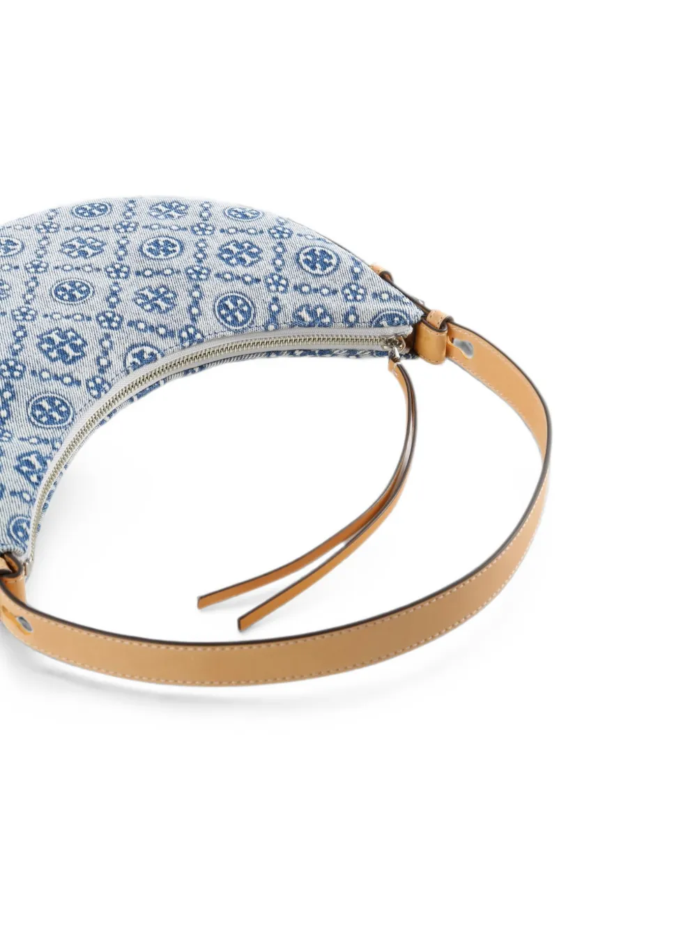 Tory Burch Schoudertas met monogram Blauw