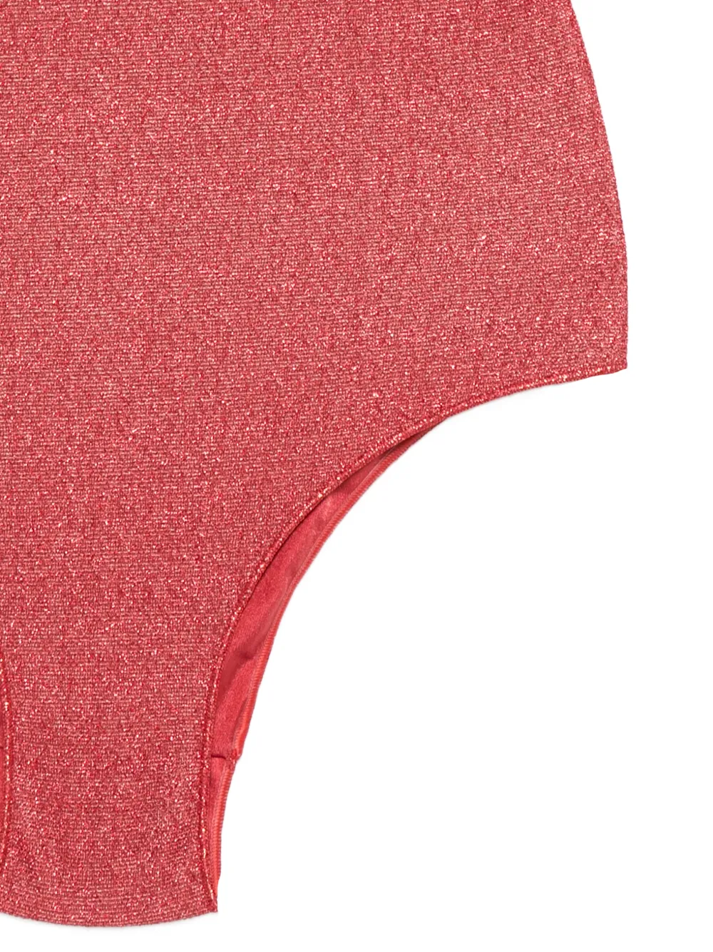 Oséree Badpak met diepe ronde hals Rood