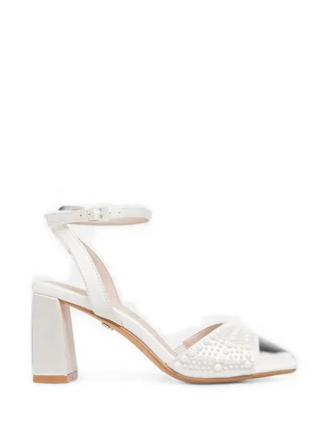 Buffalo Ashley faux-pearl embellished sandals