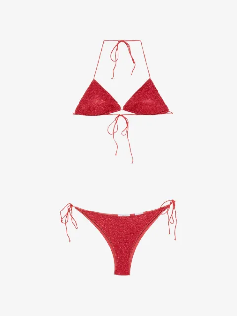 Oséree glitter-effect bikini