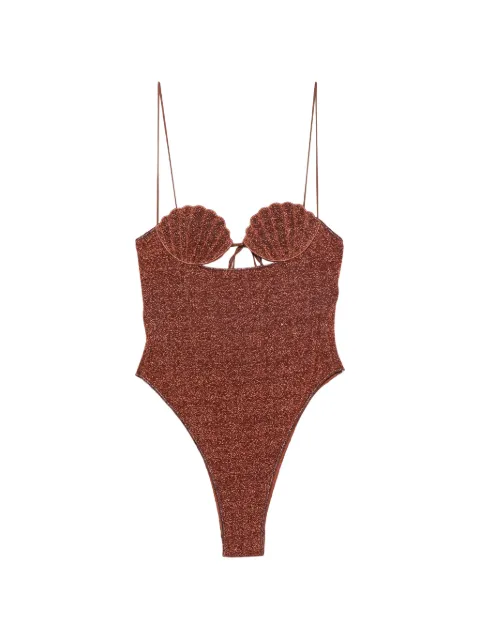 Oséree Lumière Shell cutout swimsuit
