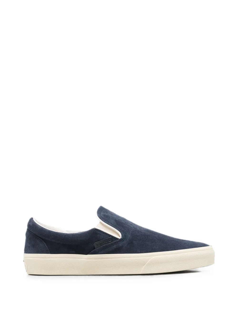 TOM FORD round-toe slip-on loafers Blauw