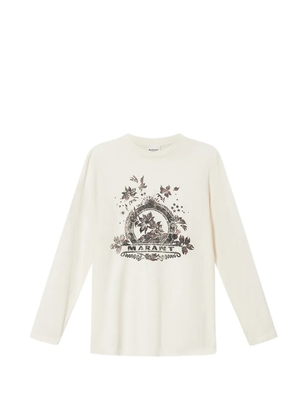 MARANT ÉTOILE Martine long-sleeve T-shirt - Weiß