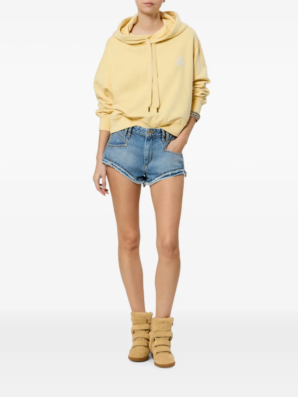 MARANT ÉTOILE Salmy sweatshirt - Giallo