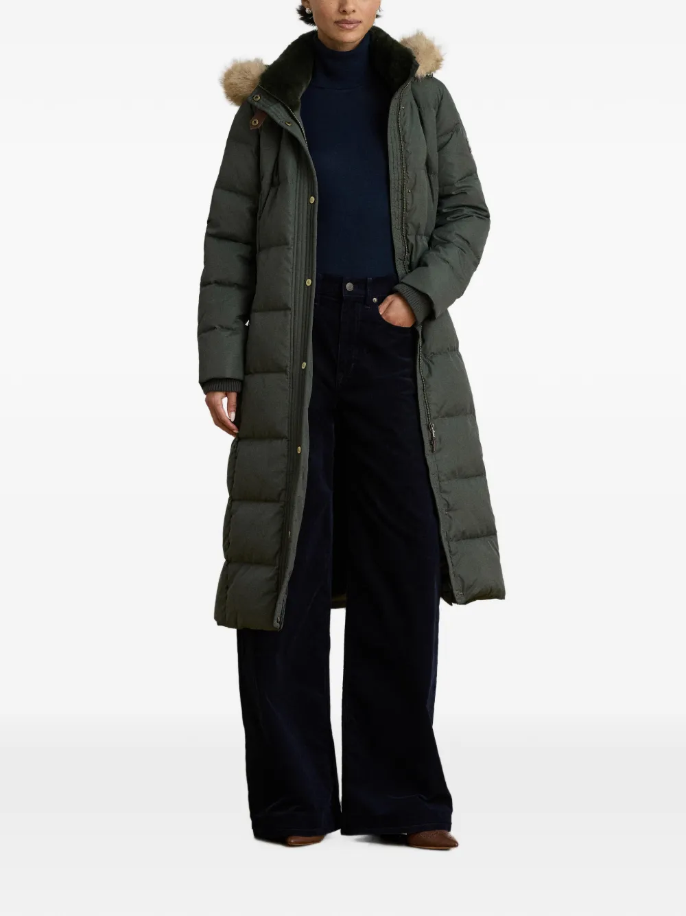 Lauren Ralph Lauren Donsjas met capuchon Groen